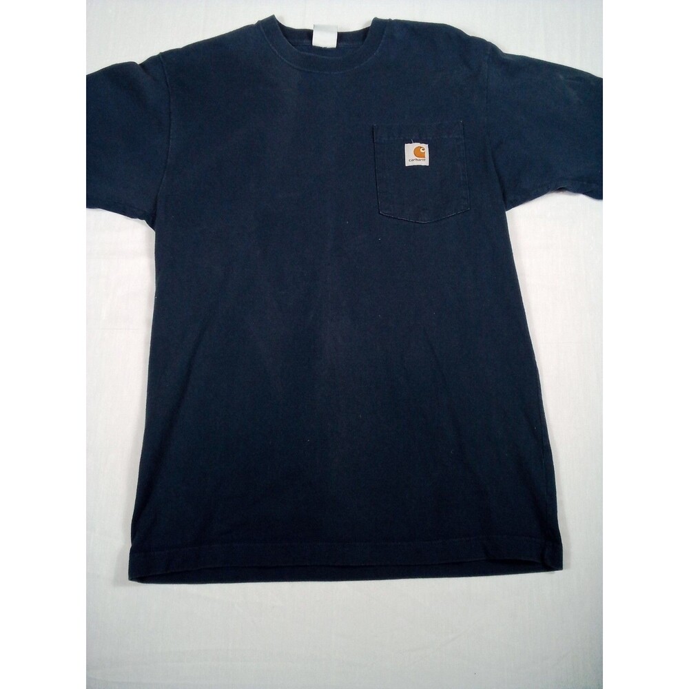 Men's Blue Pocket Carhartt T-shirt Size Small Used Condition